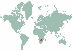 Hwange Town Airport in world map